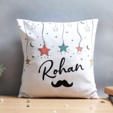 Personalised Name Cushion design.