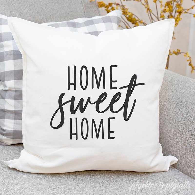 Home Sweet Home Pillow design.