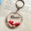 Resin name keychain