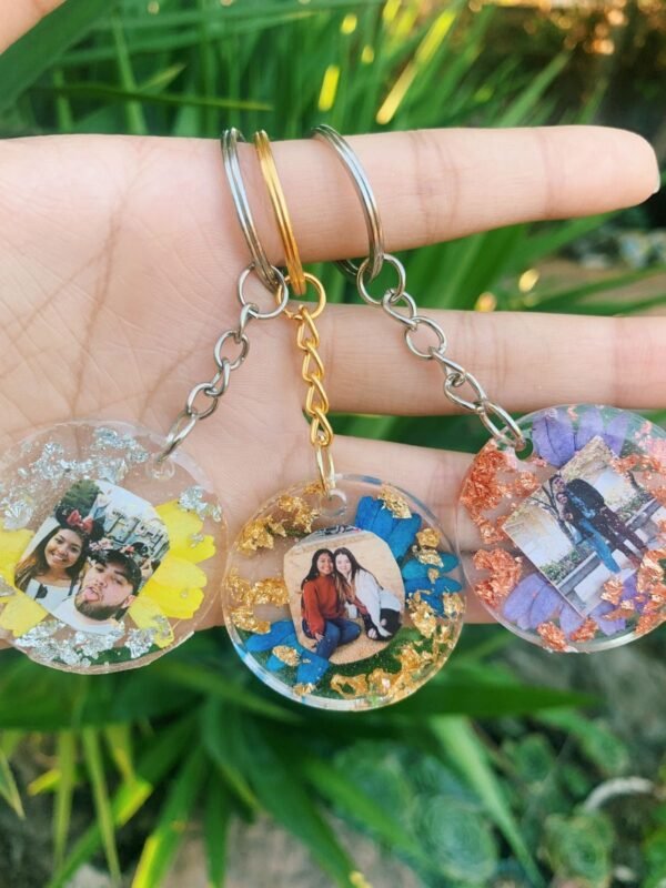 Resin photo Keychain