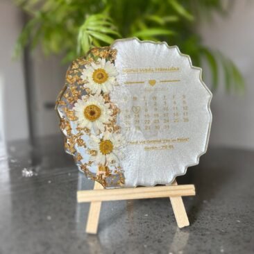 calender frame handmade wedding gift - corps gifts