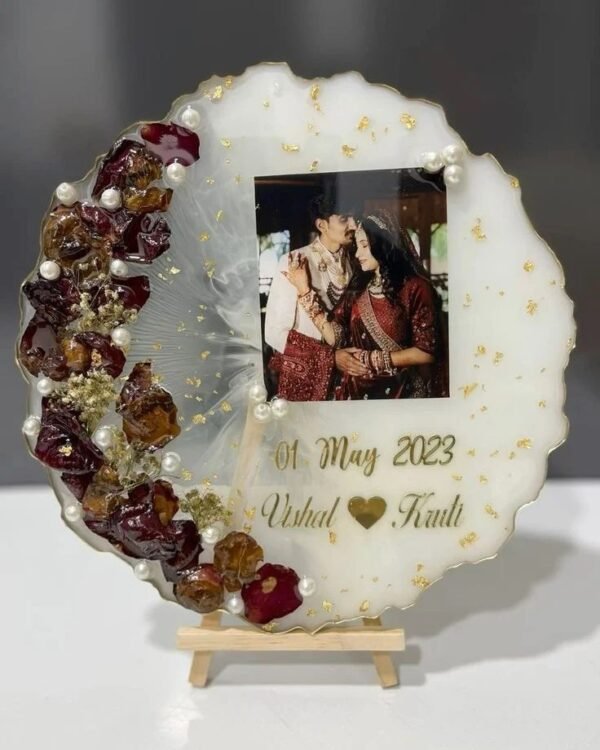 save your date forever Resin Frame